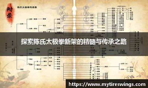 探索陈氏太极拳新架的精髓与传承之路